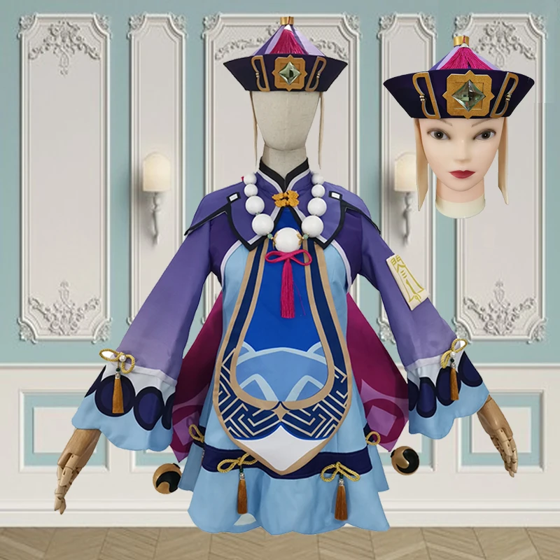 

Game Genshin Impact Qiqi Cosplay Costumes Cosplay Accessories Halloween Carnival Fancy Party Game Fans Gifts