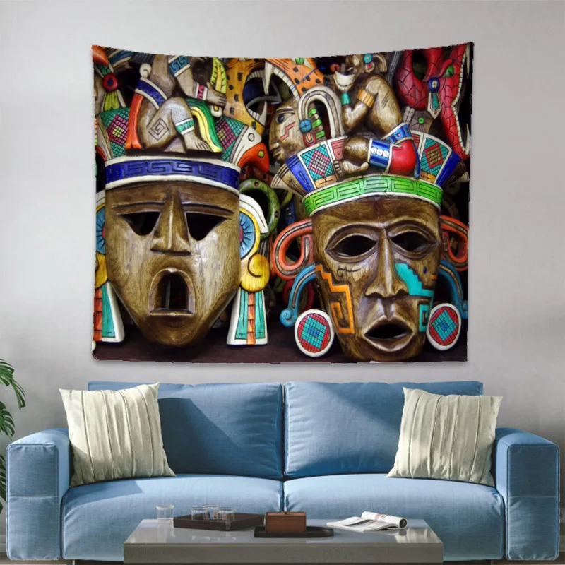 Старинный женский креативный рисунок 100% полиэфирная ткань декоративный гобелен