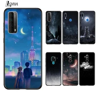 starry sky at night for huawei mate 40 rs 30 20 20x 10 p smart 2021 2020 z s pro plus lite 2019 2018 phone case