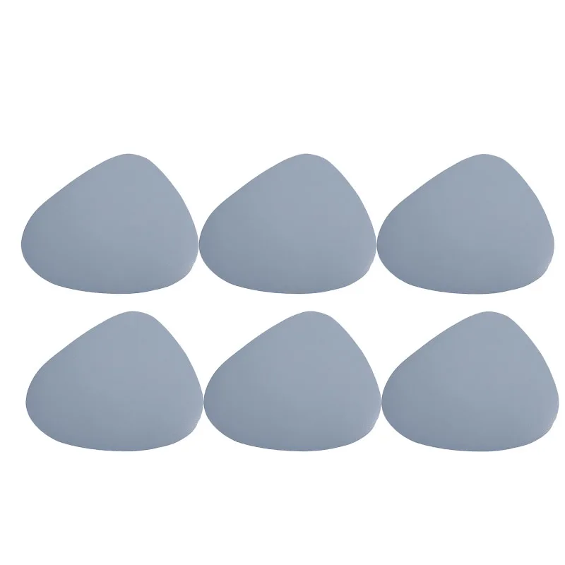 

6 Creative Environmental Protection Leather Home Dining Mats With Thick Insulation And Waterproof Table Mats-ABUX