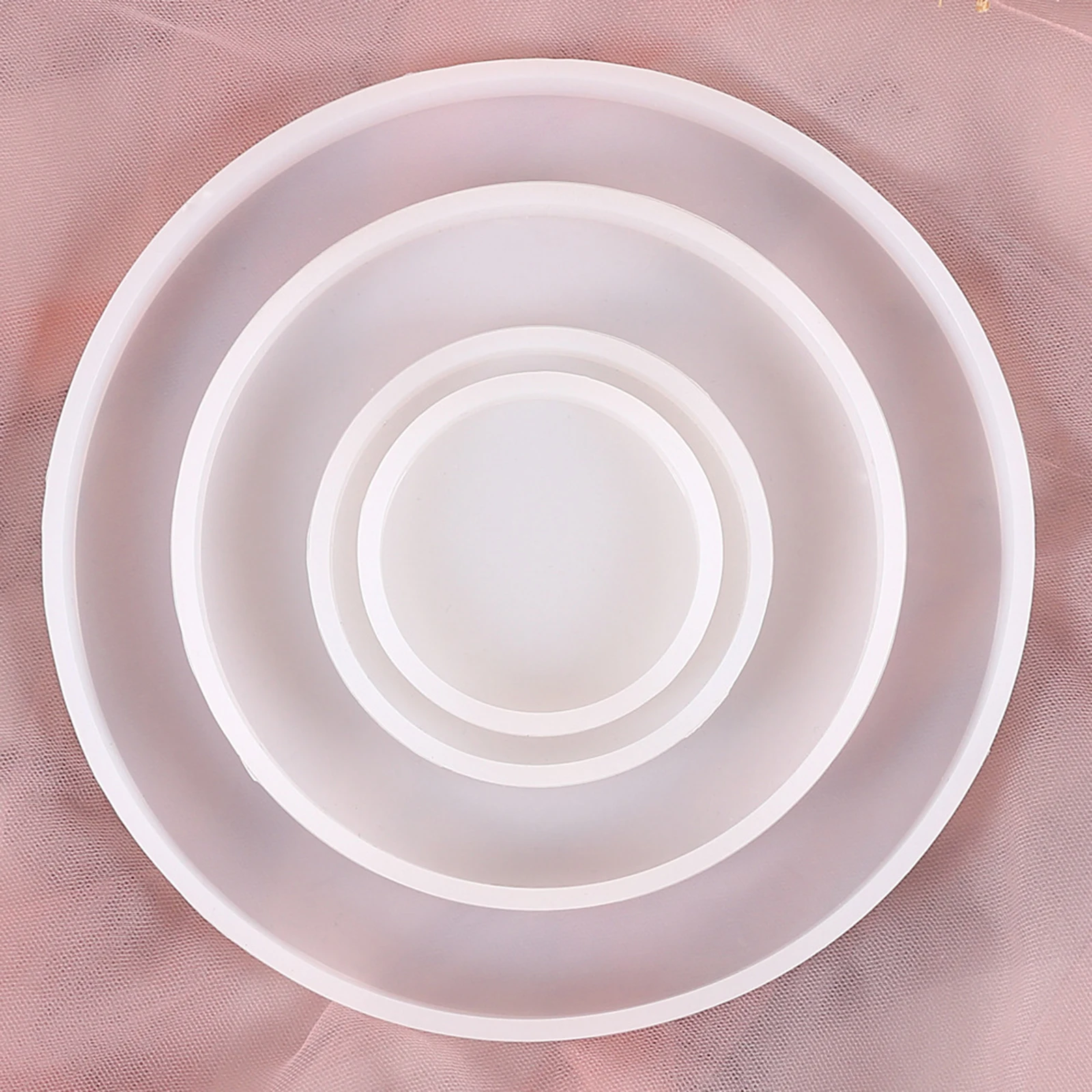 

Round Square Coaster Molds Resin Casting Silicone Coaster Molds for Fruit Cake Candy Food Holder Resin Tray Coaster Mold