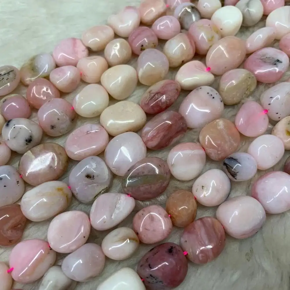 Бусины Из розового опала свободного покроя 8 10 мм прядь 15 дюймов|beads natural|loose beadsstone