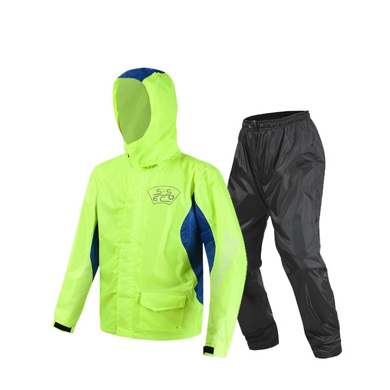 Водонепроницаемый мотоциклетный дождевой костюм дождевик дождевые штаны