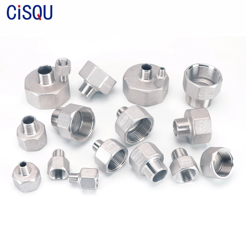 Трубопроводная арматура 304 Нержавеющая сталь уменьшить мужского и женского пола