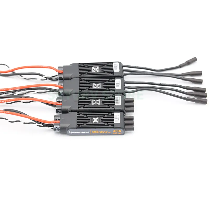 2шт HOBBYWING xrotor Pro 40A ESC 3 S-6 S Lipo бесщеточный для радиоуправляемого дрона Многоосный