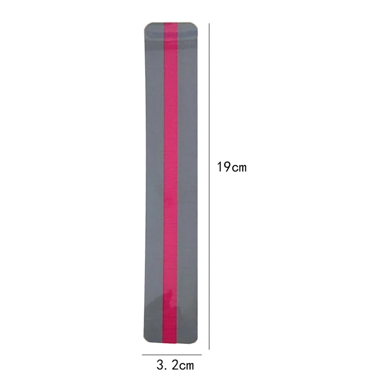 

Creative Color Plastic Bookmarks Transparent PVC Bookmarks School Office Stationery Supplies