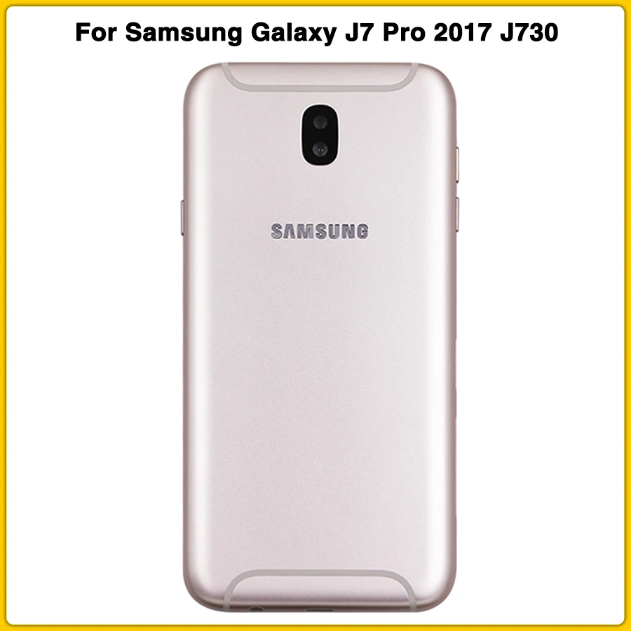 Новый J730 корпус батареи Чехол для Samsung Galaxy J7 Pro 2017 J730F SM 730F батарея задняя крышка