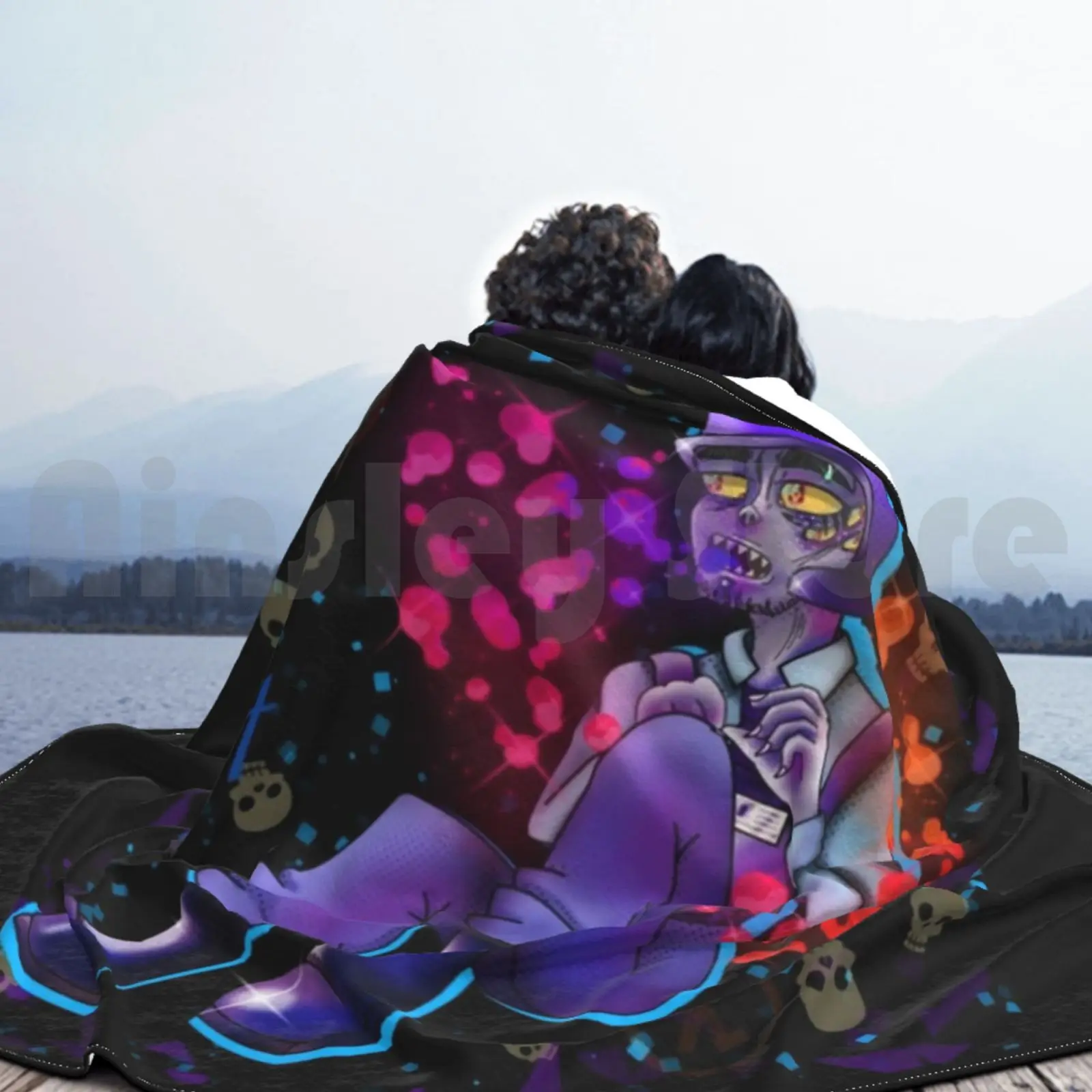 Одеяло Benrey (Hlvrai) Fashion Custom Half Life Sweet Voice Benry Biky Art Hlvrai Passport Черный