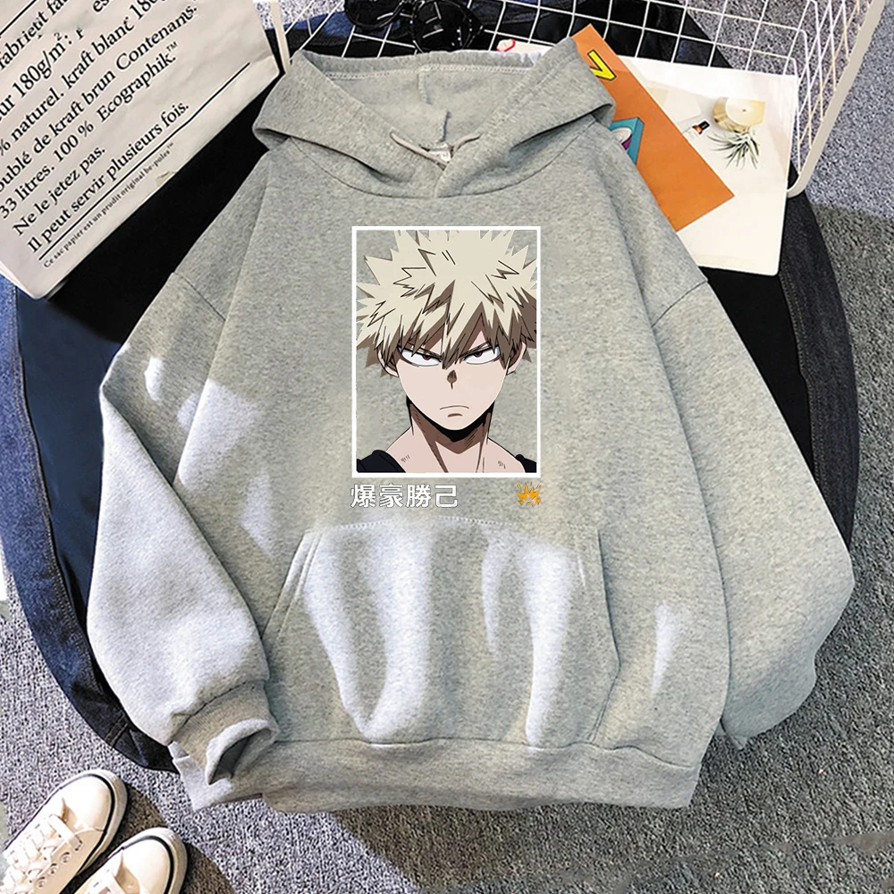 

Katsuki Bakugo Shoto Deku Printed Hoodie My Hero Academia Hoody Boku No Hero Academia Japanese Anime Kawaii Pullover Kpop Tops