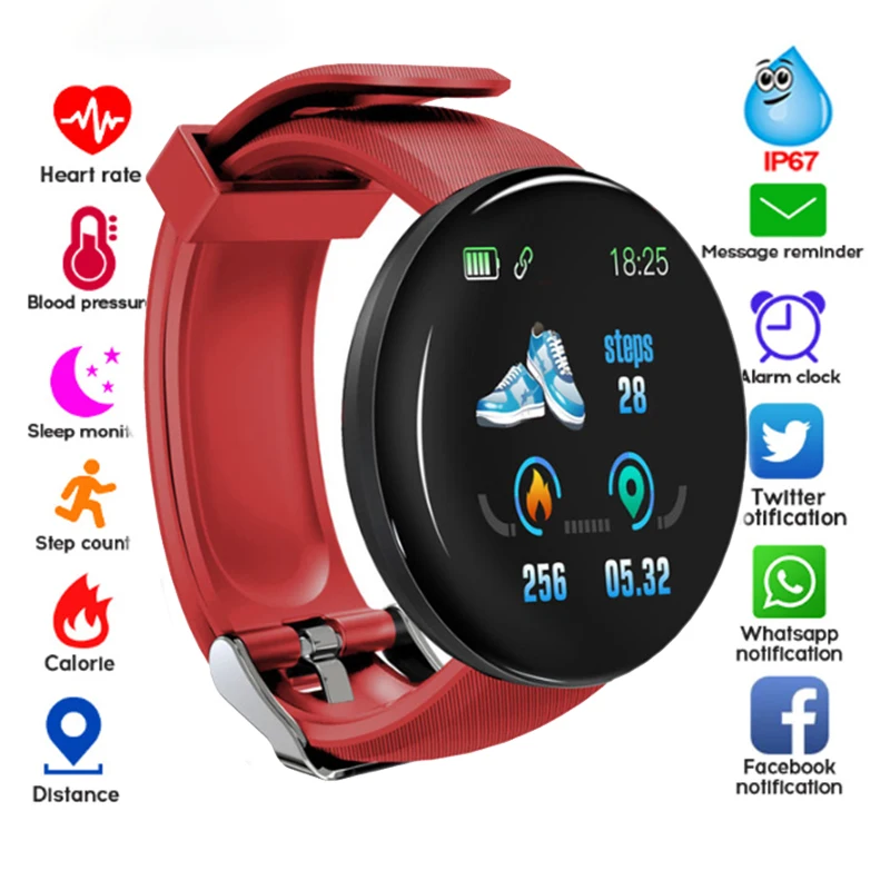 

Smart Watch Women Men Bluetooth Blood Pressure Heart Rate Monitor Fitness Tracker Sports Smart Bracelet reloj inteligente hombre