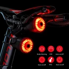 Умный светодиодный велосипедный фонарь, задний стоп-светильник для горного велосипеда, зарядка от Usb, красный велосипедный фонарь, задний фонарь для велосипеда