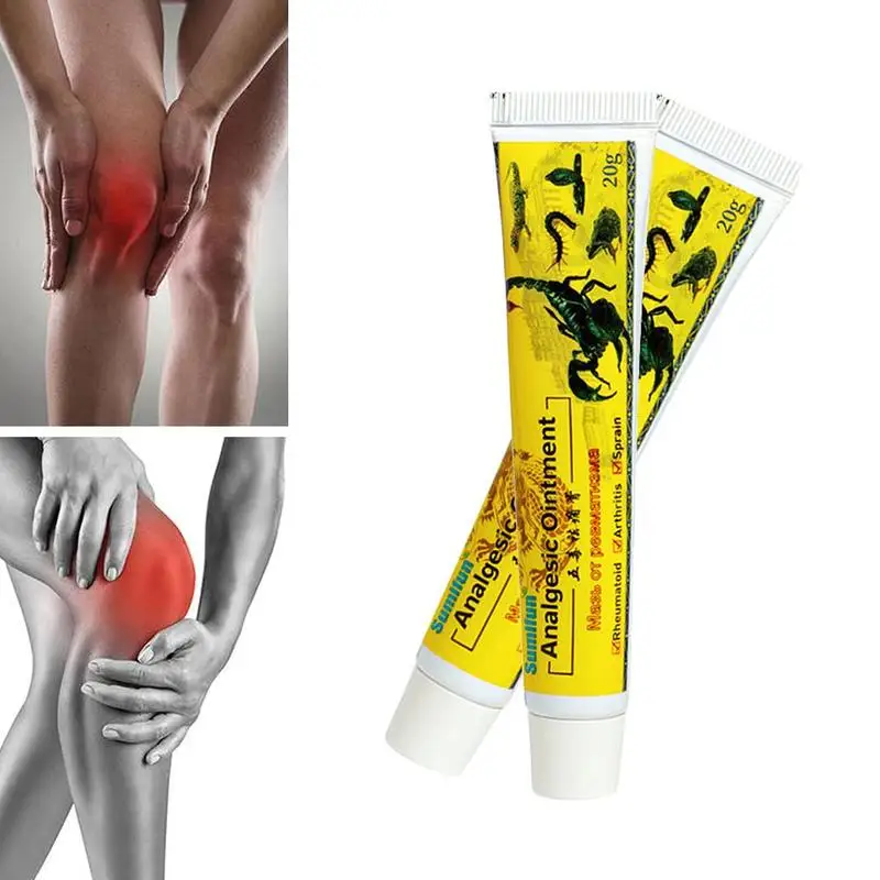 

20g New Pain Relief Ointment Scorpion Ointment Herbal Arthritis Plaster Rub For Rheumatoid Muscle Medical Cream Joint B3D5