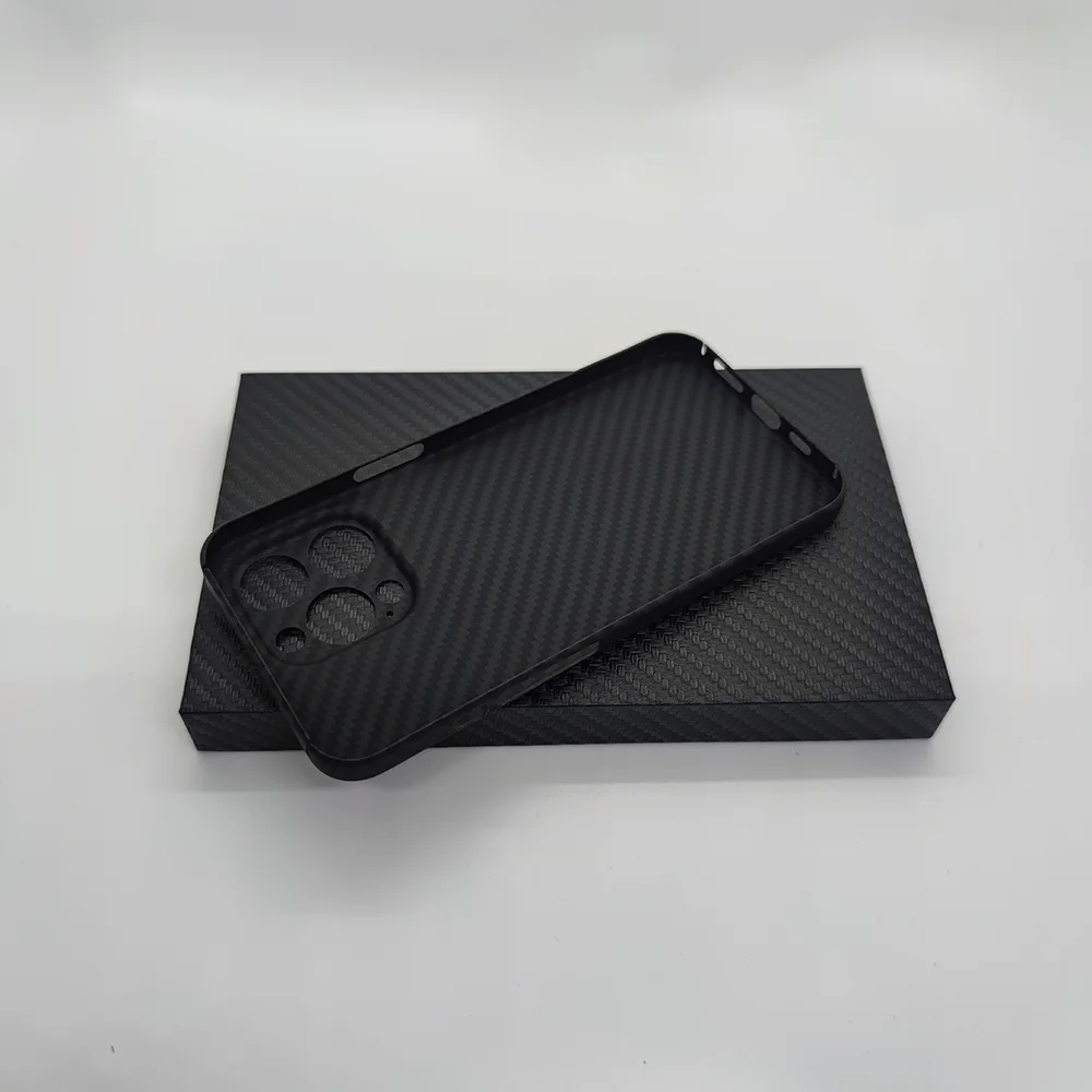 Funda de fibra de carbono para iPhone, protector ultrafino para tel&eacute;fono iphone 13 pro max, mini 13 pro-3