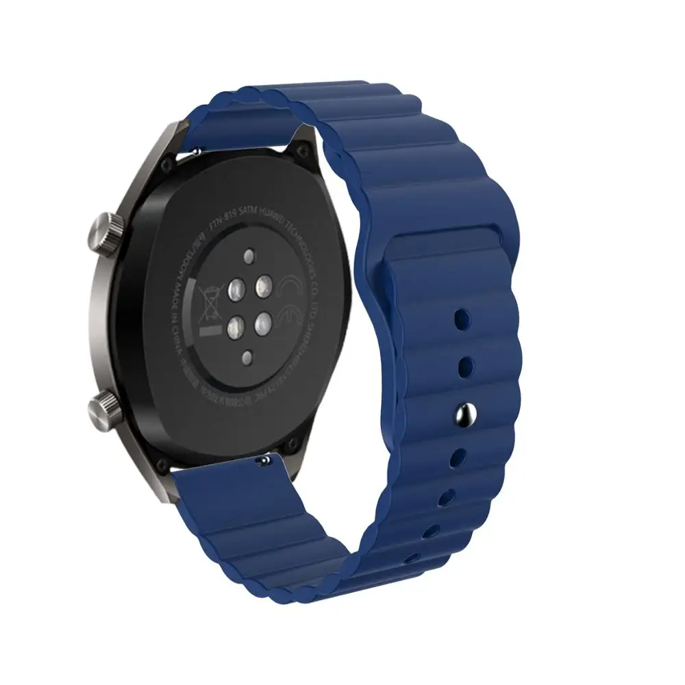 Ремешок силиконовый для Galaxy Watch 46 мм 42 спортивный браслет Samsung Gear S3/active 2/Huawei 2 /Amazfit