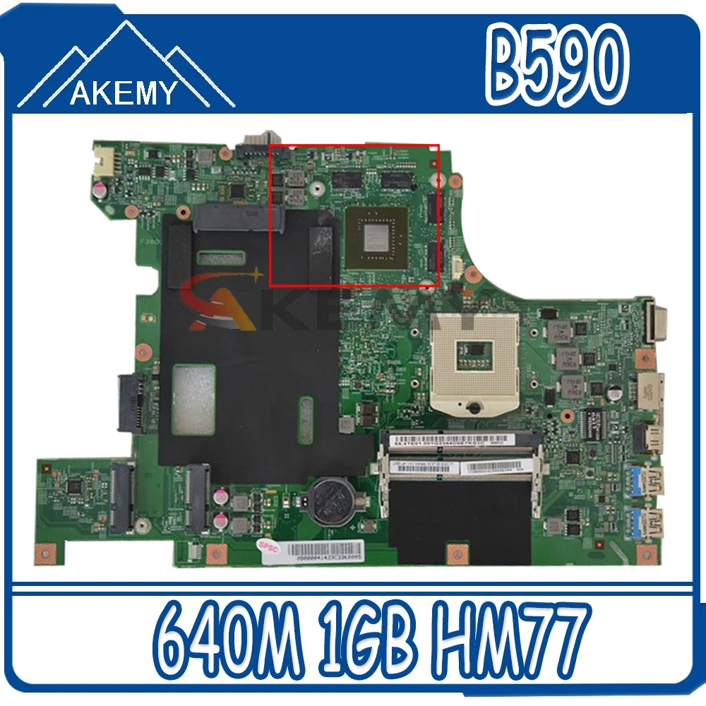 

48.4TE05.011 for Lenovo B590 B580 V580C Laptop motherboard FRU:90001562 90000414 Mainboard GeForce 640M 1GB HM77 100% Tested