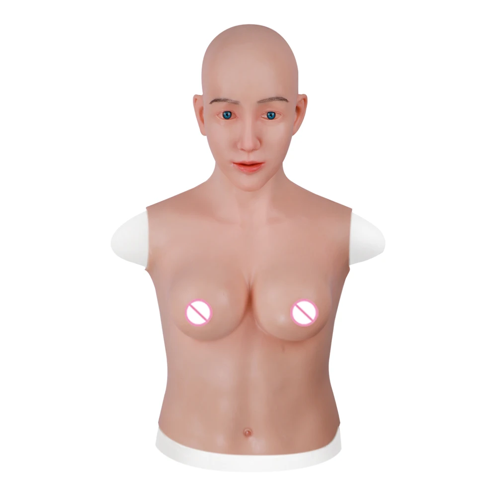 Силиконовая маска Реалистичная Женская Полная лицо с e cup Трансвестит поддельные