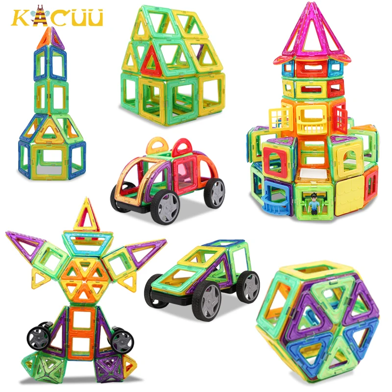 Магнитные блоки большого размера Магнитный конструктор набор для строительства