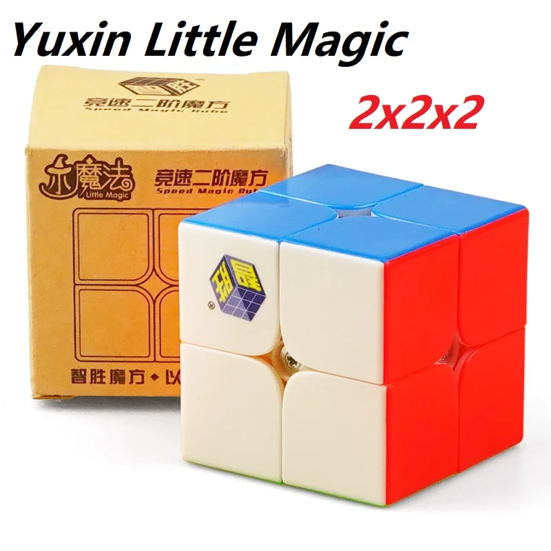 

New Good Selling Yuxin Little Magic 2x2x2 Magic Cube Puzzle Magico cubo Zhisheng 2x2 Speed Cube Education Puzzle Kid Toys