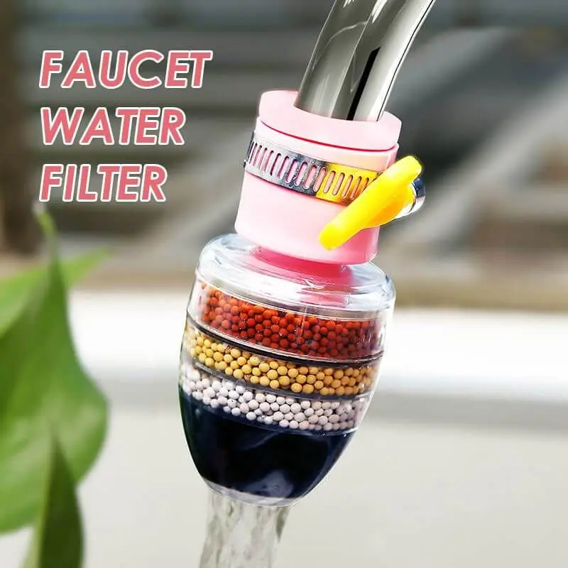 1Pc Kitchen Home Activated Carbon Faucet Mini Tap Water Clean Filter Purifier Filtration Cartridge |