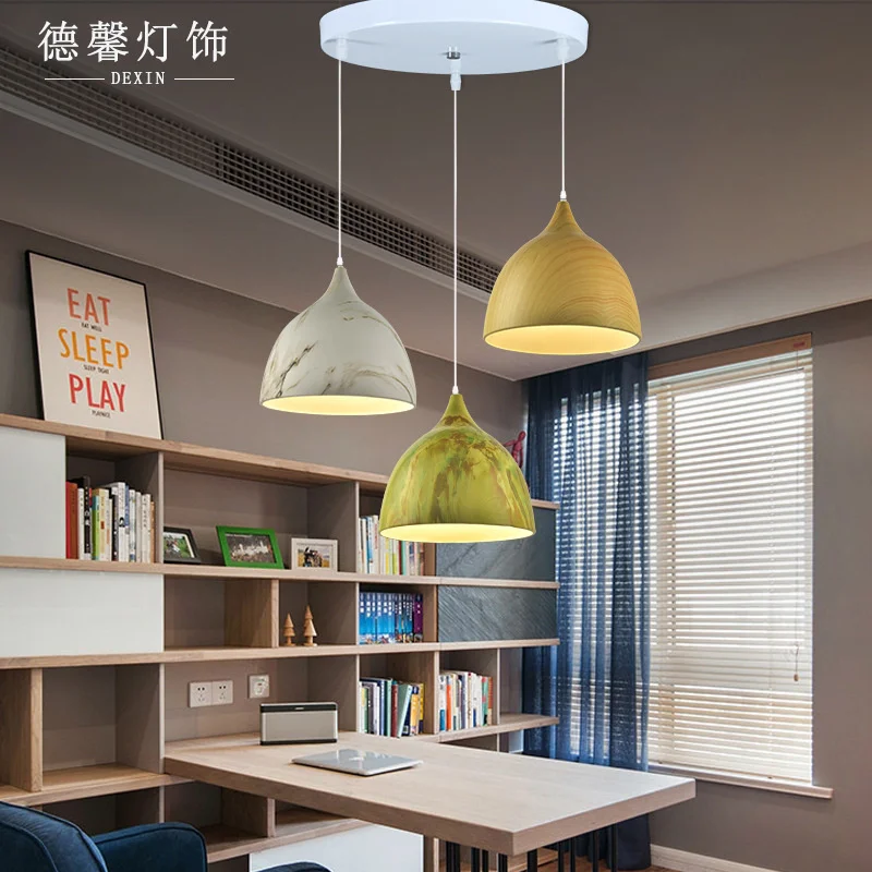 구매 북유럽 Led 스톤 Hanglampen Hanglamp Luminaire Suspendu 펜던트 램프 주방 다이닝 바 다이닝 룸 라이트 레스토랑