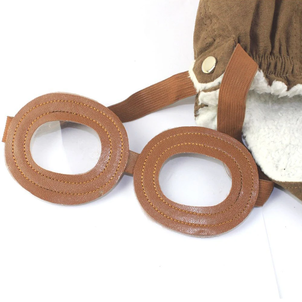 Детские шапки сезон осень зима бархатная модная шапка Авиатор с героями