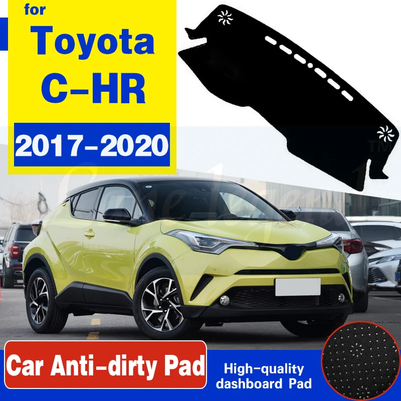 

for Toyota C-HR 2017 2018 2020 CHR C HR Anti-Slip Mat Dashboard Dash Cover Pad Sunshade Dashmat Protect Carpet Car Accessories
