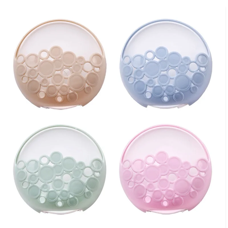 4 цвета многофункциональная мыльница без гвоздей на присоске для ванной кухни