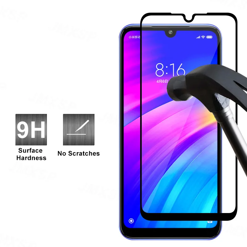 Protective Glass For Xiaomi Redmi Note 7 Pro Tempered Glass For Redmi 7 7A S2 Go K20 Lens Glass Film Screen Protector Cover