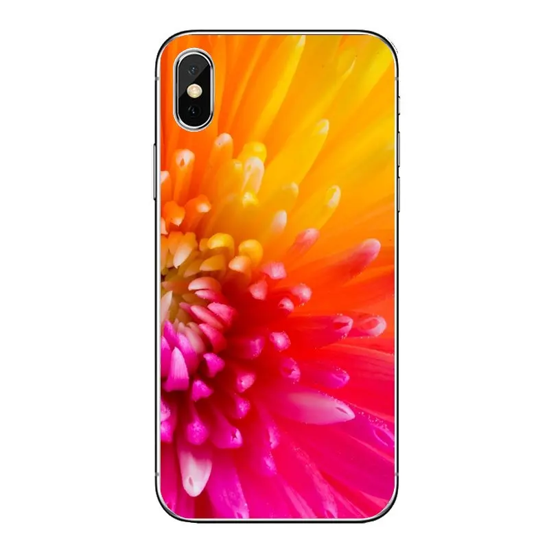 Soft Silicone TPU Case Beautiful Neon Flowers phone Wallpaper For Samsung Galaxy A5 A6 A7 A8 A9 J4 J5 J7 J8 2017 2018 Plus Prime |