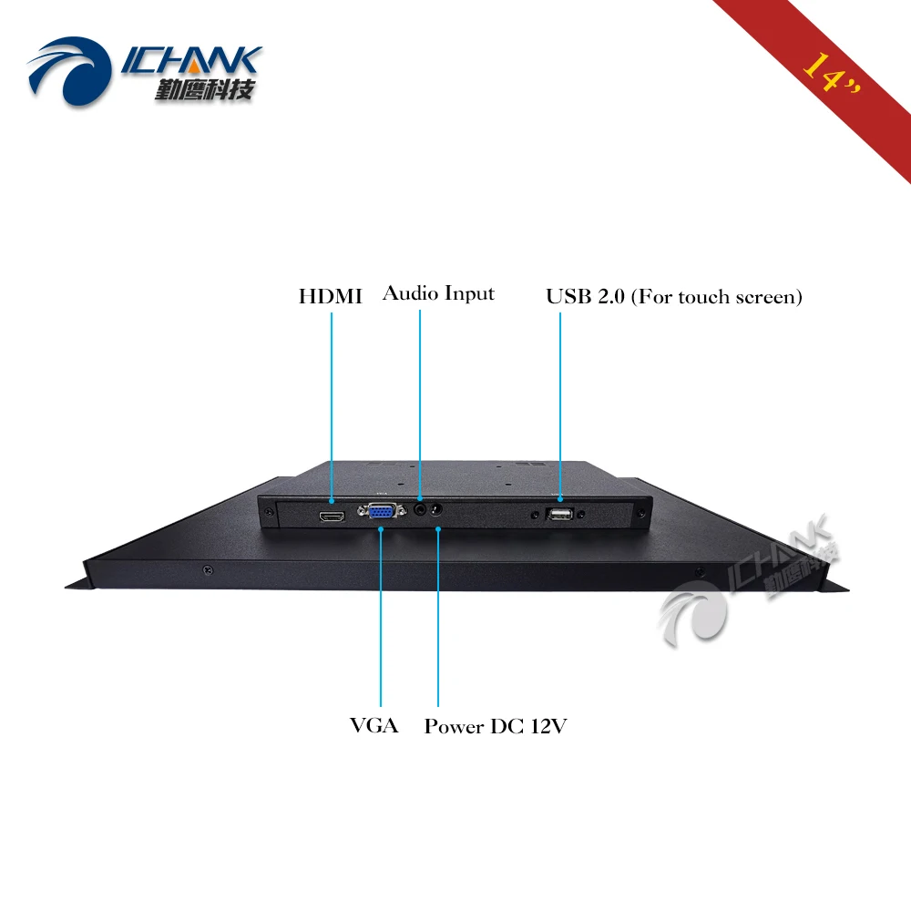 ZK140TC-25D/1" дюймовый 1920x1080p HDMI Встроенный динамик Встроенный открытая рамка привод Бесплатный емкостный сенсорный монитор ЖК-экран