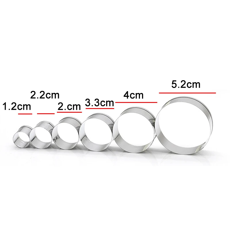 Форма для вышивки форма торта и печенья резак из нержавеющей стали круглой формы