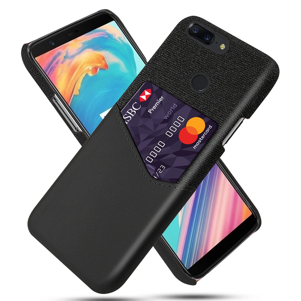 Чехол с отделениями для карт OnePlus 5 T чехол кожаный One Plus 1 + t 6 01 дюймов
