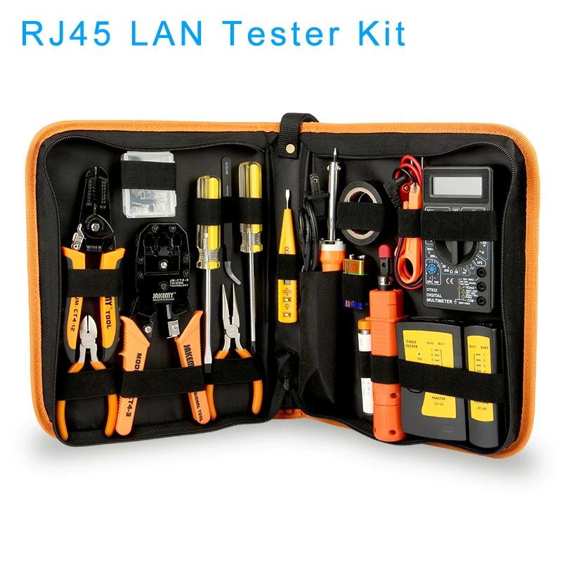 Тестер RJ45 LAN набор инструментов для ремонта сети RJ11 RJ12 сетевой кабель трекер