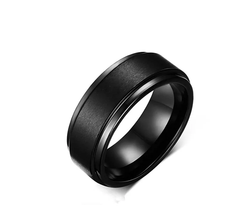 

Мужское матовое кольцо, мужское глянцевое кольцо из нержавеющей стали
