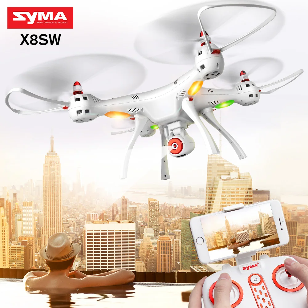 SYMA аутентичный X8SW Квадрокоптер HD камера FPV wifi в реальном времени Дрон
