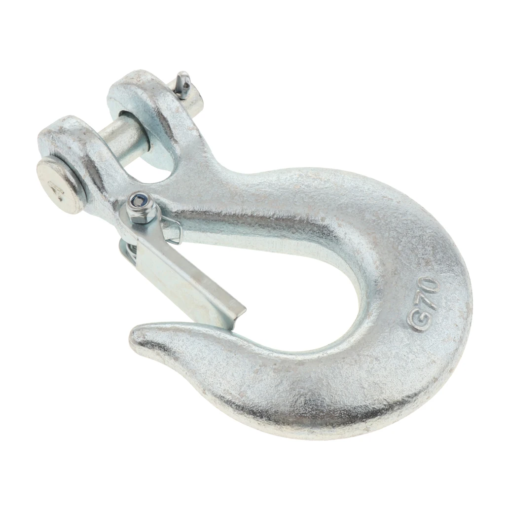 

Portable Winch C-Hook 5/16 Inch Silver Half-Linked Winch Hook /Latch for ATV UTV Winches 6000 Lbs