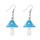 Модные женские серьги, пластиковые серьги с имитацией грибов, ювелирные изделия, аксессуары, подарок ручной работы, милые, маленькие, свежие серьги, новинка