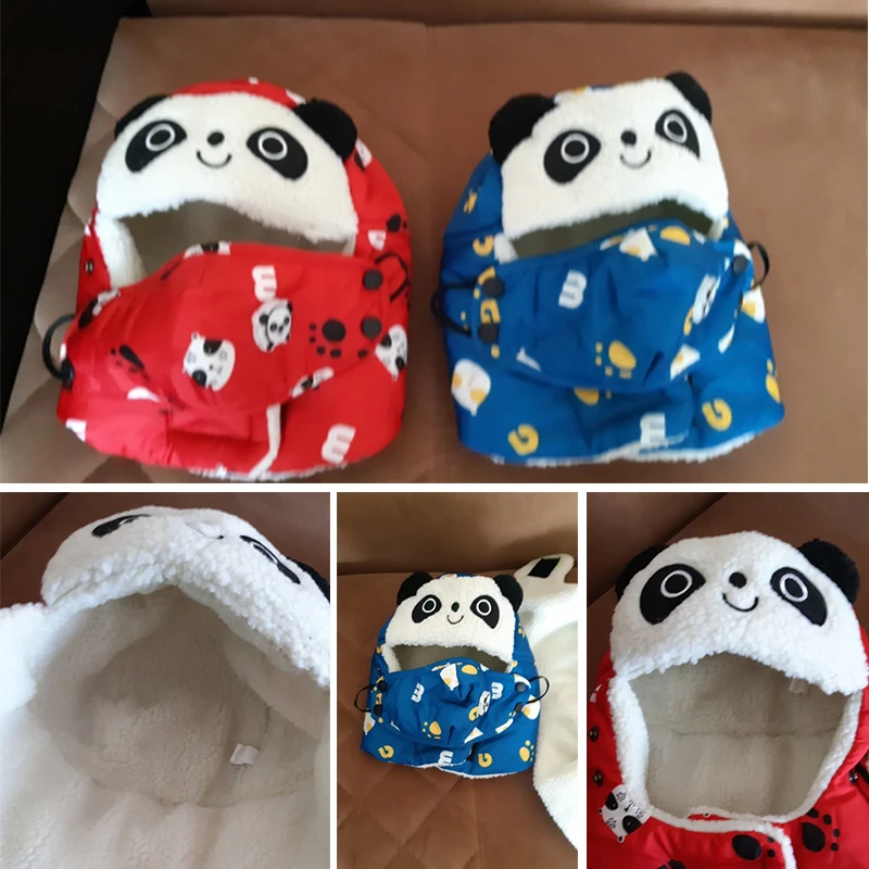 Шапка бомбер для мальчиков и девочек хлопок цвет в ассортименте 1 шт|Шапки