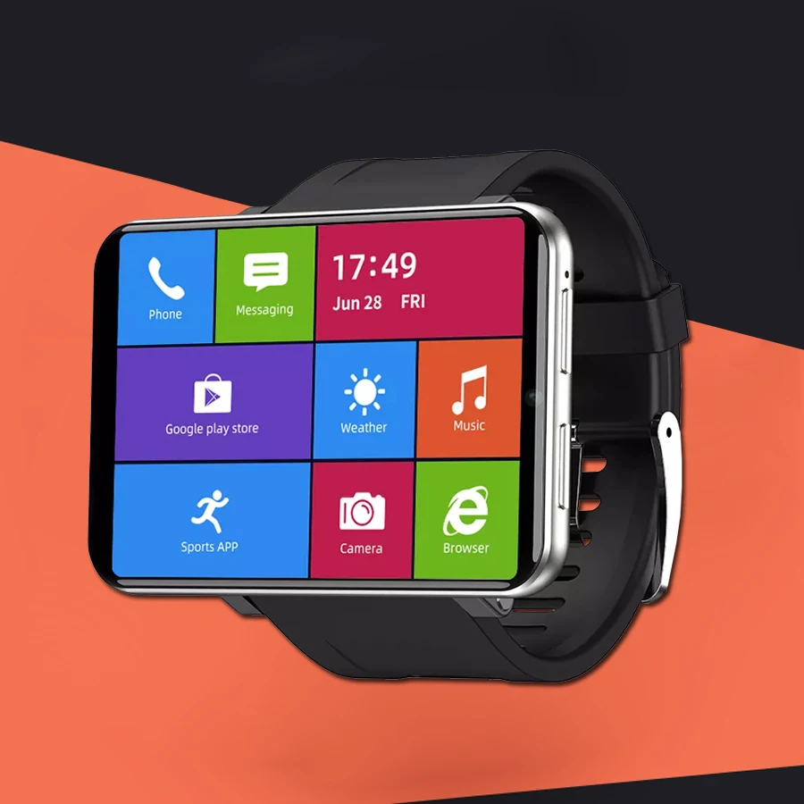 

[Face Unlock]TICWRIS MAX 2.86 Inch HD Screen Smart Watch 3G+32G 4G-LTE 2880mAh Battery Capacity 8MP Camera GPS Smart Watch Phone