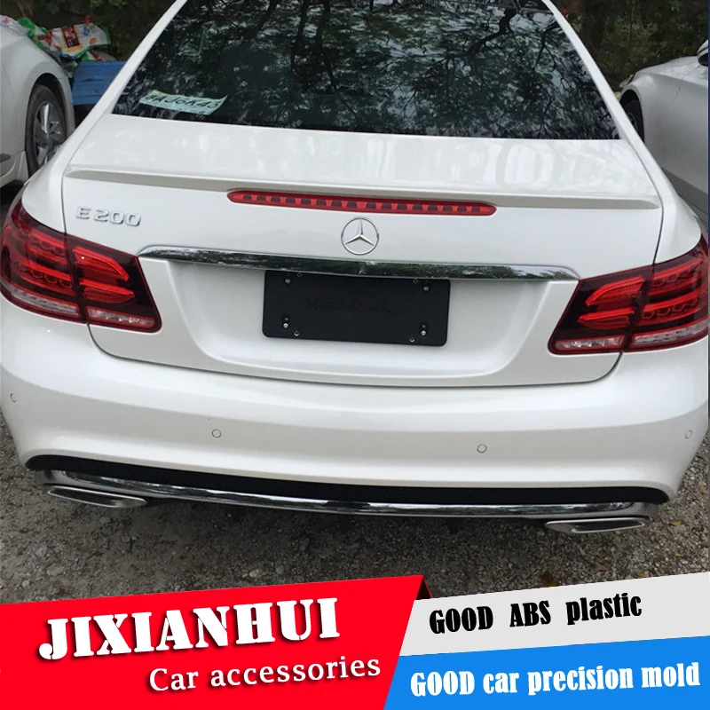 Спойлер для W212 W207 2008 2015 Mercedes Benz E class coupe спойлер из АБС пластика заднее крыло