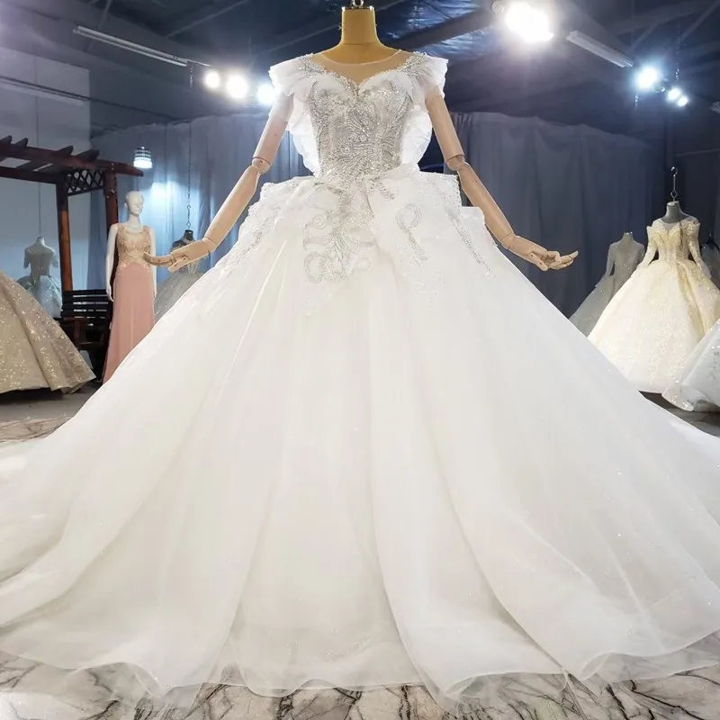 

Newest Styles Lace Wedding Dress 2021 Ball Gown Off Shoulder Country Bridal Gowns Garden Vestido De Noiva Church Wedding Custom