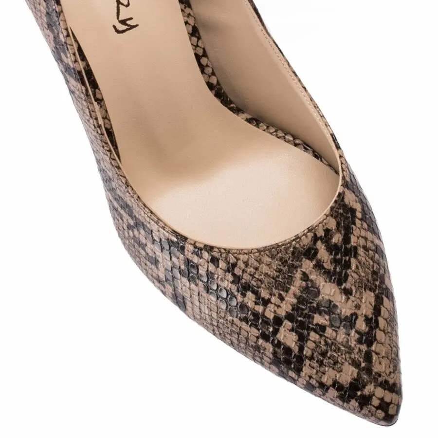 

Heels Women 2021 Deery, Mink Snake Patterned Women'S Stiletto