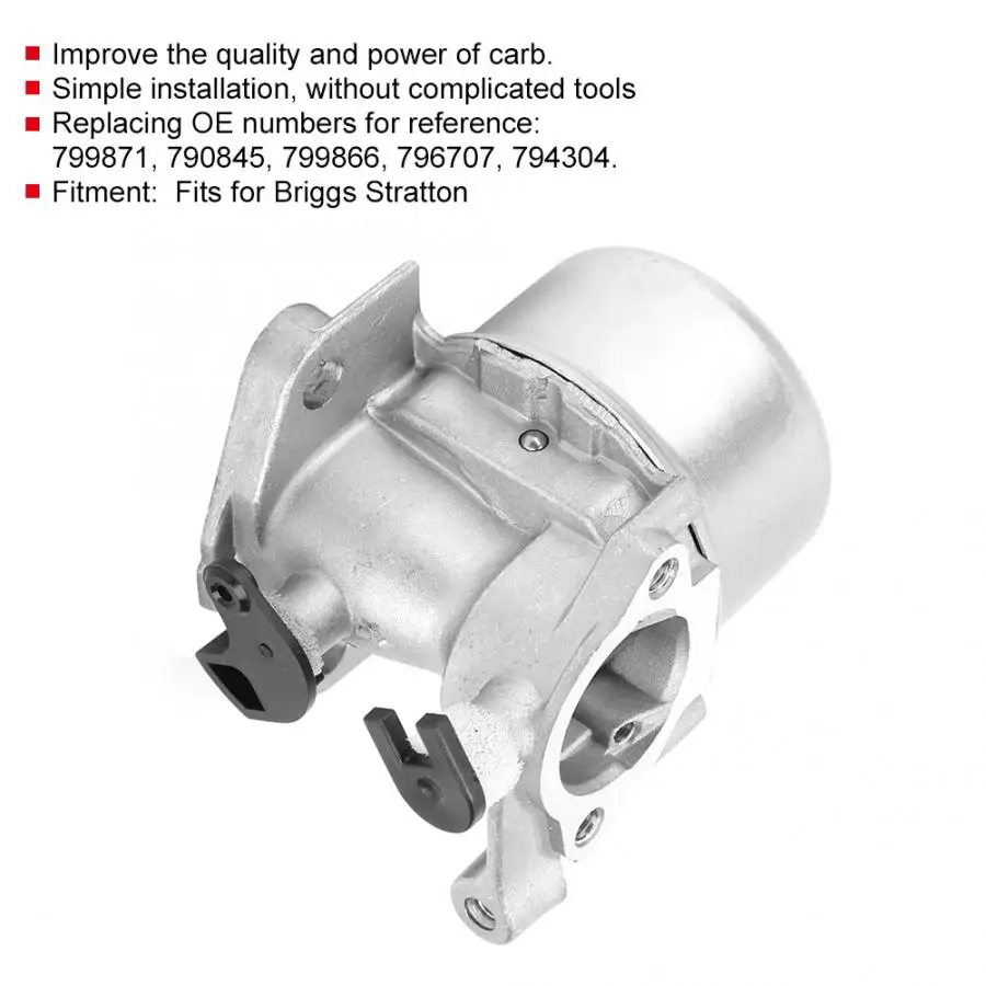 Карбюратор Carb 799871 790845 799866 Замена подходит для Briggs Stratton сплав точность