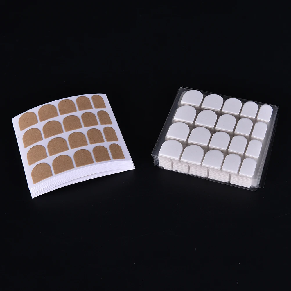 5 листов ногтей искусство Двухсторонняя клейкая лента милые Липкие накладные