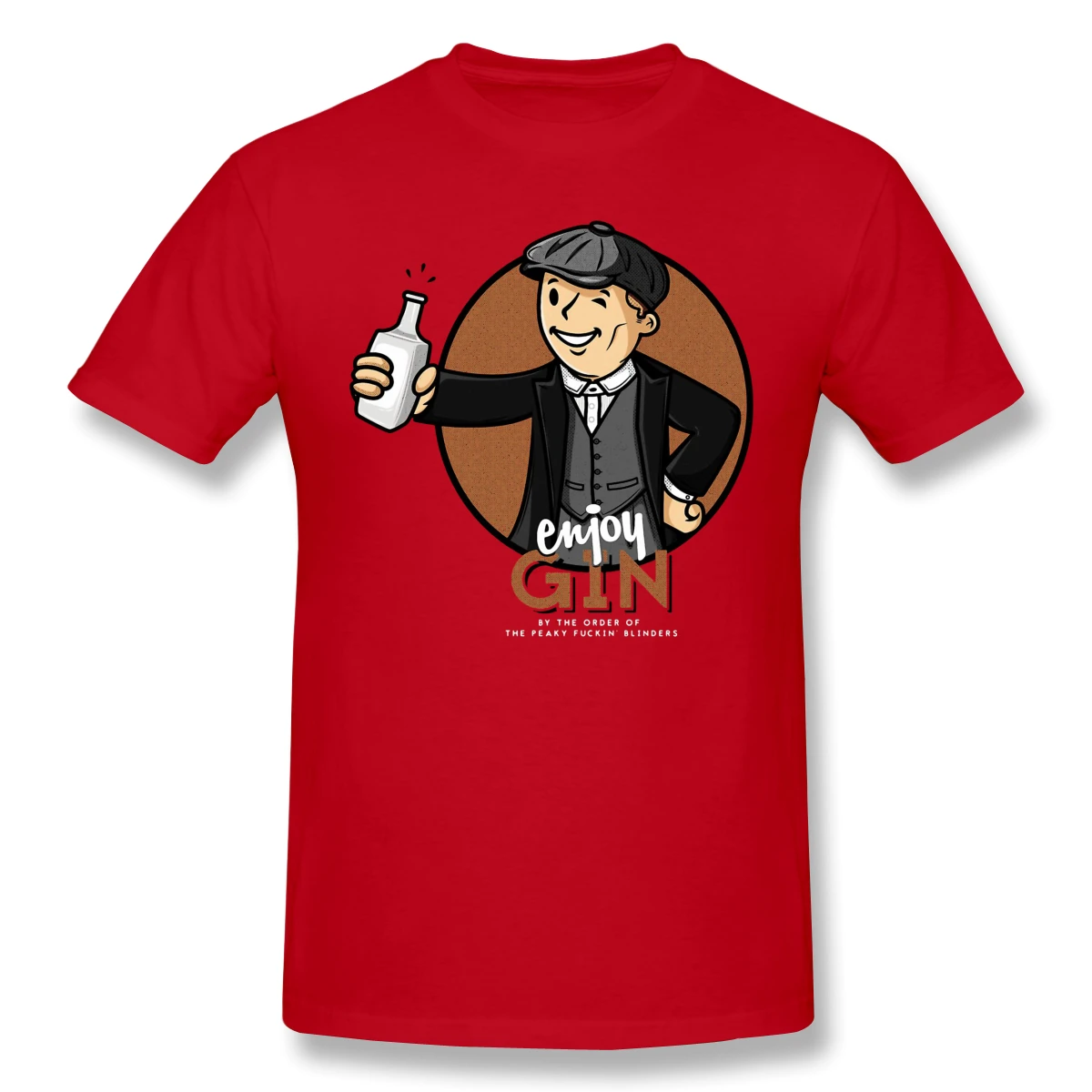 Новинка Летняя футболка Футболка из хлопка с надписью tommy shelby Peaky Blinders ofertas |