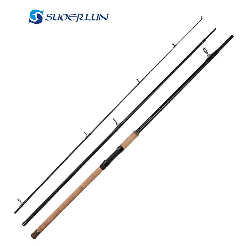 SEL 3.6m three sections long-throwing rod Carp rod sea rod cutting type super hard throwing carbon fishing rod carp rod