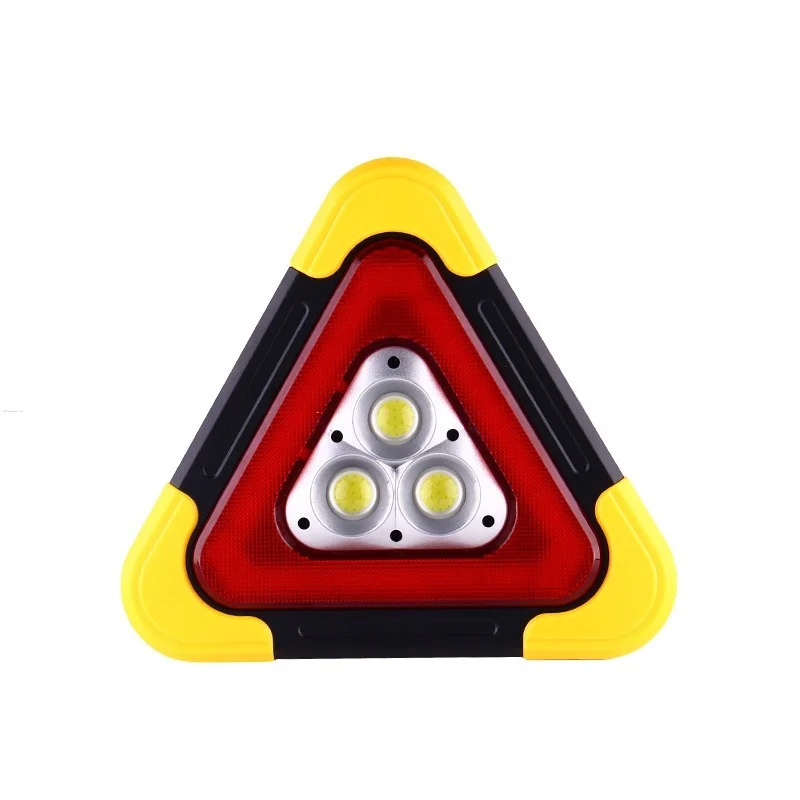 

LED solar charging warning light USB charging safety strong light emergency fault light vehicle tripod projection light