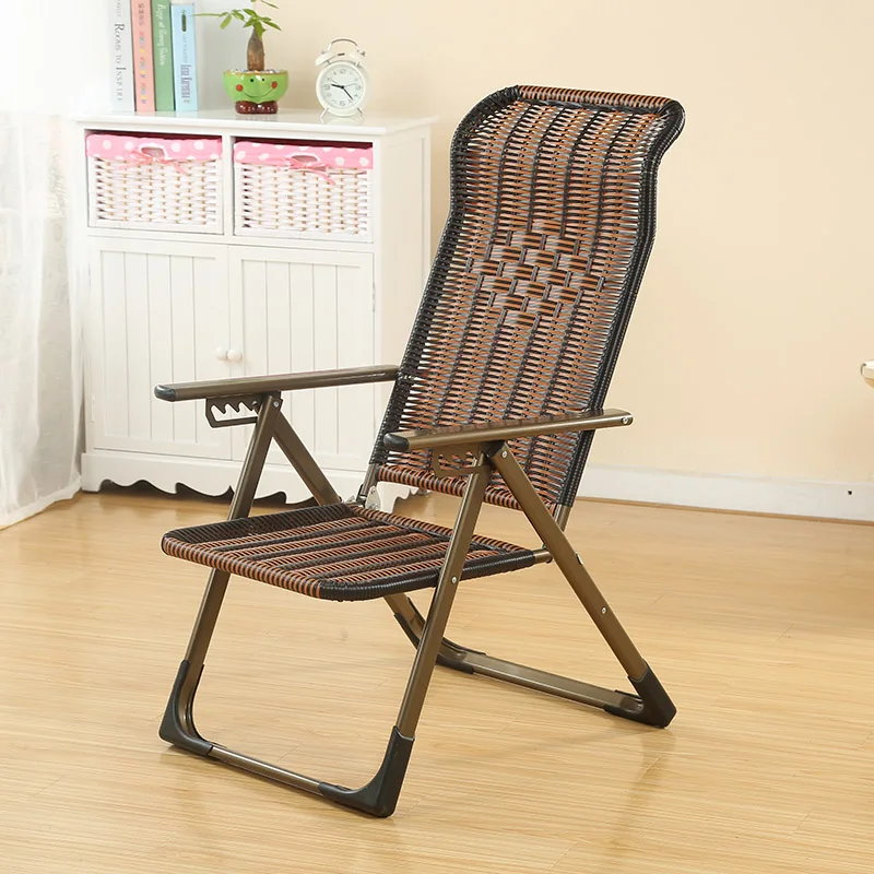 Открытый ротанговый кресло складной стул балкон Сиеста три раза плетеное для