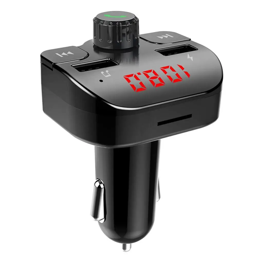 

G15 Multi-function Car Phone Charger Dual USB Ports FM Transmitter MP3 Music Player Adapter