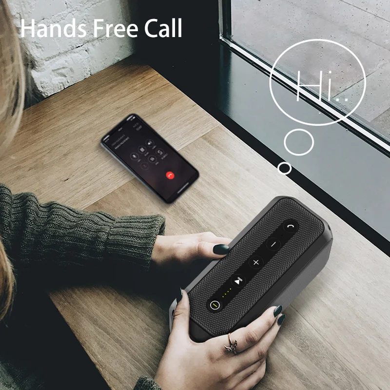 

20W Bluetooth Speaker Portable Waterproof Wireless Column Music Player Boom Box AUX TF For Computer PC Phones Bass Subwoofer